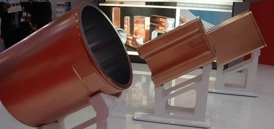China Tubo de cobre vazio redondo para CCM, único tamanho opcional afilado do molde da placa de cobre do molde fornecedor