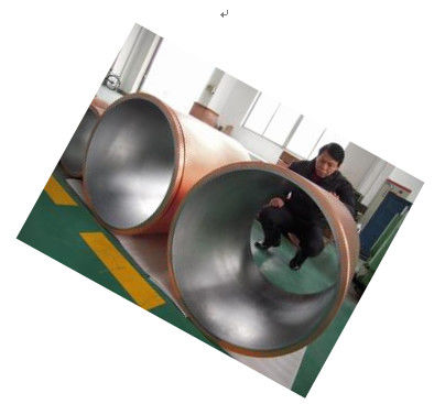 China Tubo Quadruplicate para CCM, molde do molde do cobre do atarraxamento de carcaça contínua do grande diâmetro fornecedor