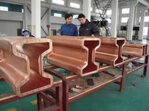 China A tubulação padrão do tubo do molde do cobre do feixe de H personalizada faz sob medida retangular de cobre fornecedor