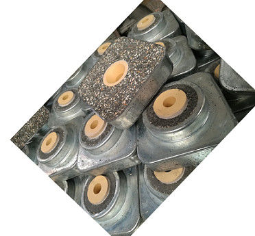 China Pequeno dos tijolos refratários da fornalha da cola da zircônia curvado com o bocal da concha do recipiente de distribuição fornecedor