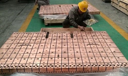 China cystallizer de cobre do molde que aplica-se para o rodízio DEVIDO da placa fina de alta velocidade fornecedor