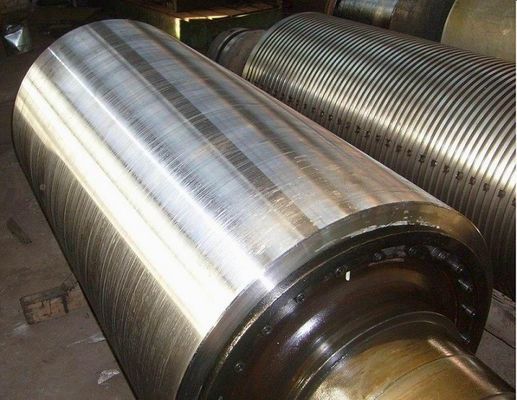 China Carretel de aço forjado do escudo de Rolls para a máquina de rolamento de alumínio da carcaça contínua fornecedor